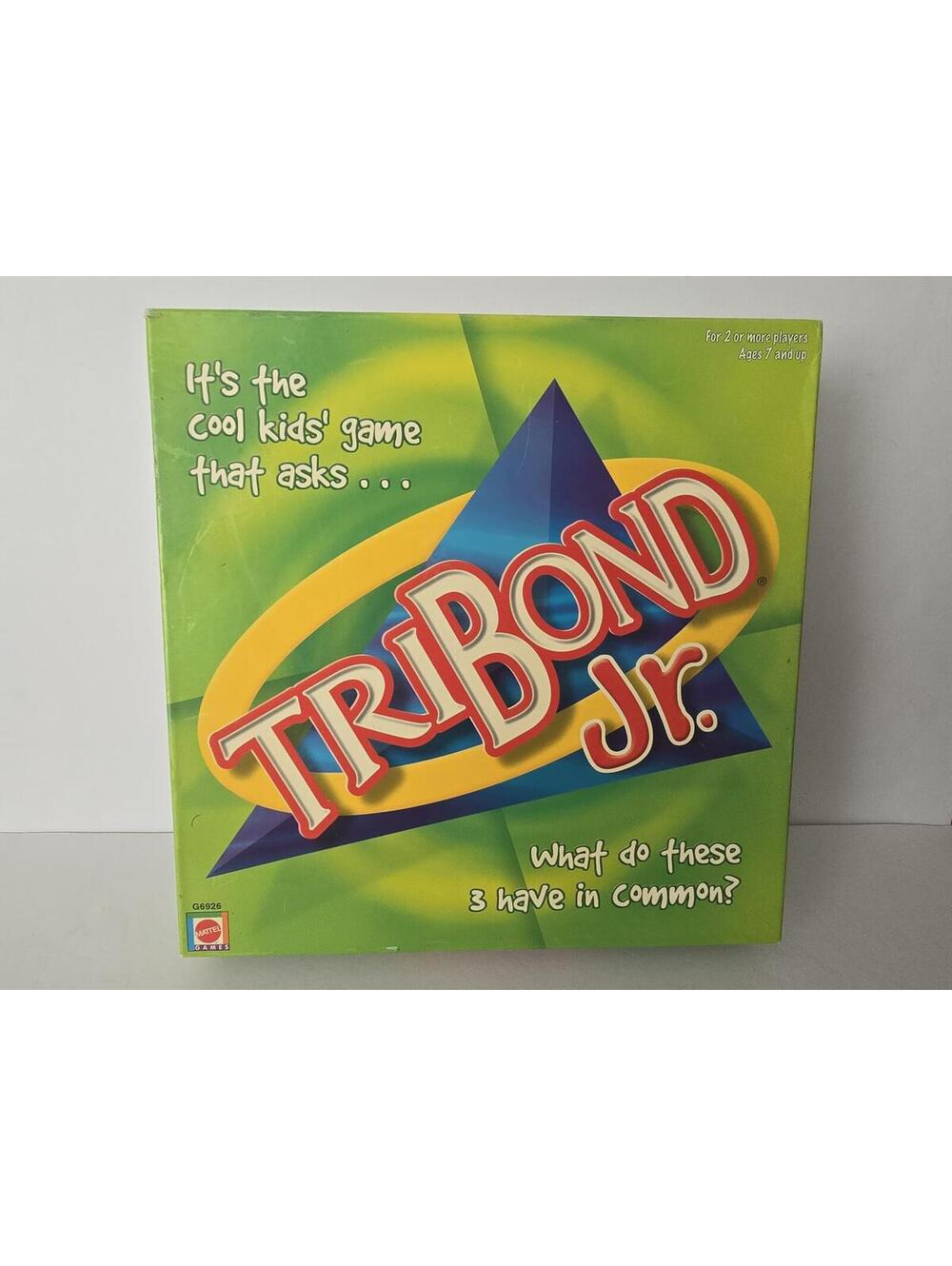 Tribond Jr. Board Game New Open Box